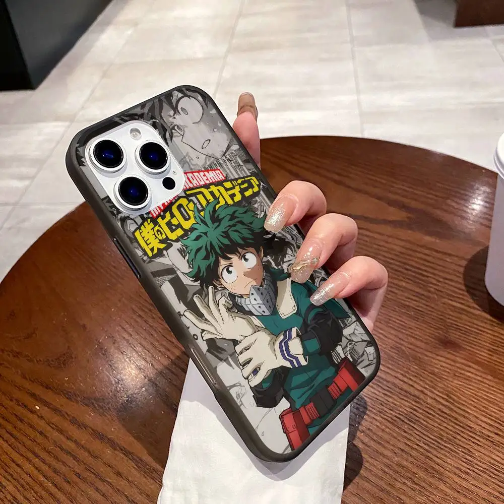 Anime My Hero Academia Soft Corrugated Transparent Phone Case