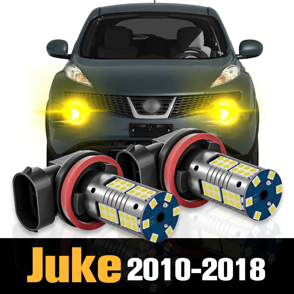 

2pcs Canbus LED Fog Light Lamp Accessories For Nissan Juke F15 2010-2018 2011 2012 2013 2014 2015 2016 2017