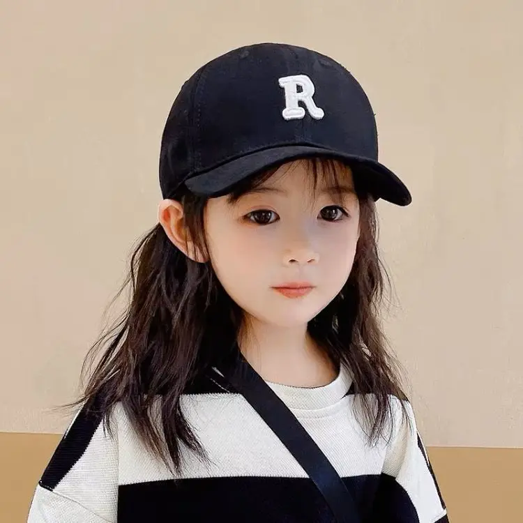 1pcs Premium Kids Baseball Cap Fashion Peaked Hat for Boys Girls Solid Color Duck Bill Visor Outdoor Sun Hat Children Sport Cap