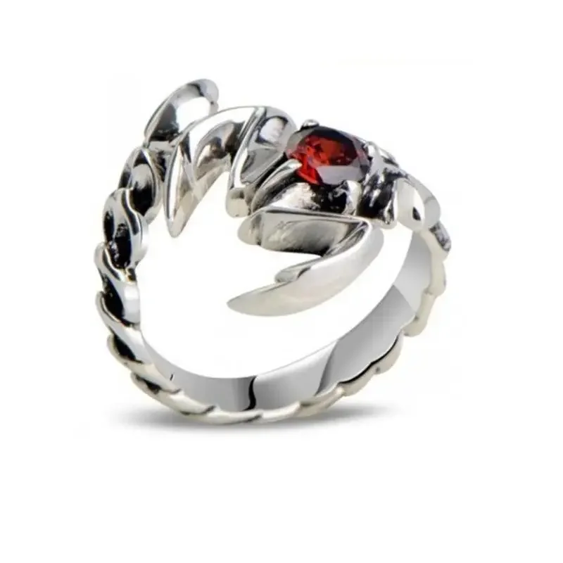 Anello Scorpione Da Uomo, Anello Aperto Gotico, Scorpione, Stile Anello Scorpione Da Uomo, Anello Aperto Gotico, Scorpione, Stile
