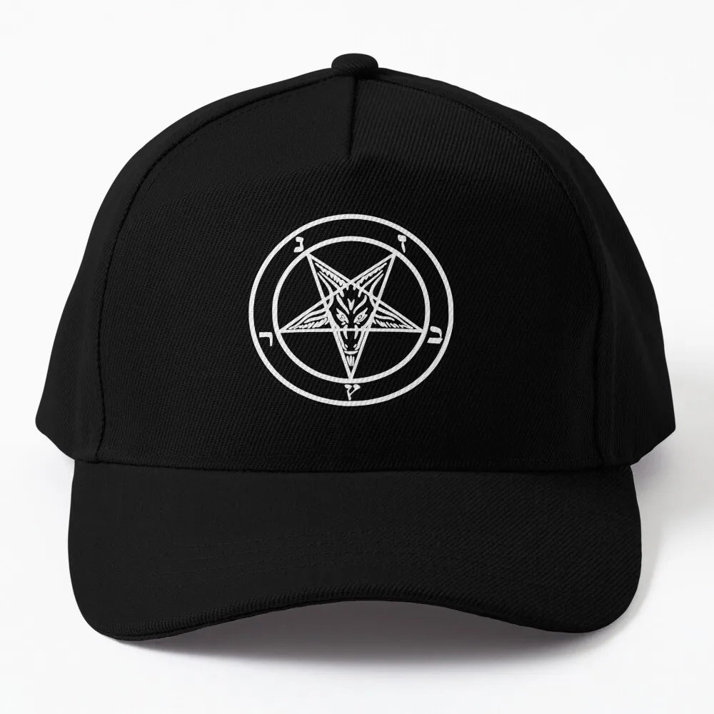 

Baphomet Goat Head Inverted Pentagram Occult Satanic Logo Baphomet Occult Sigil Baseball Cap |-F-| Beach Golf Hat Men Women'S