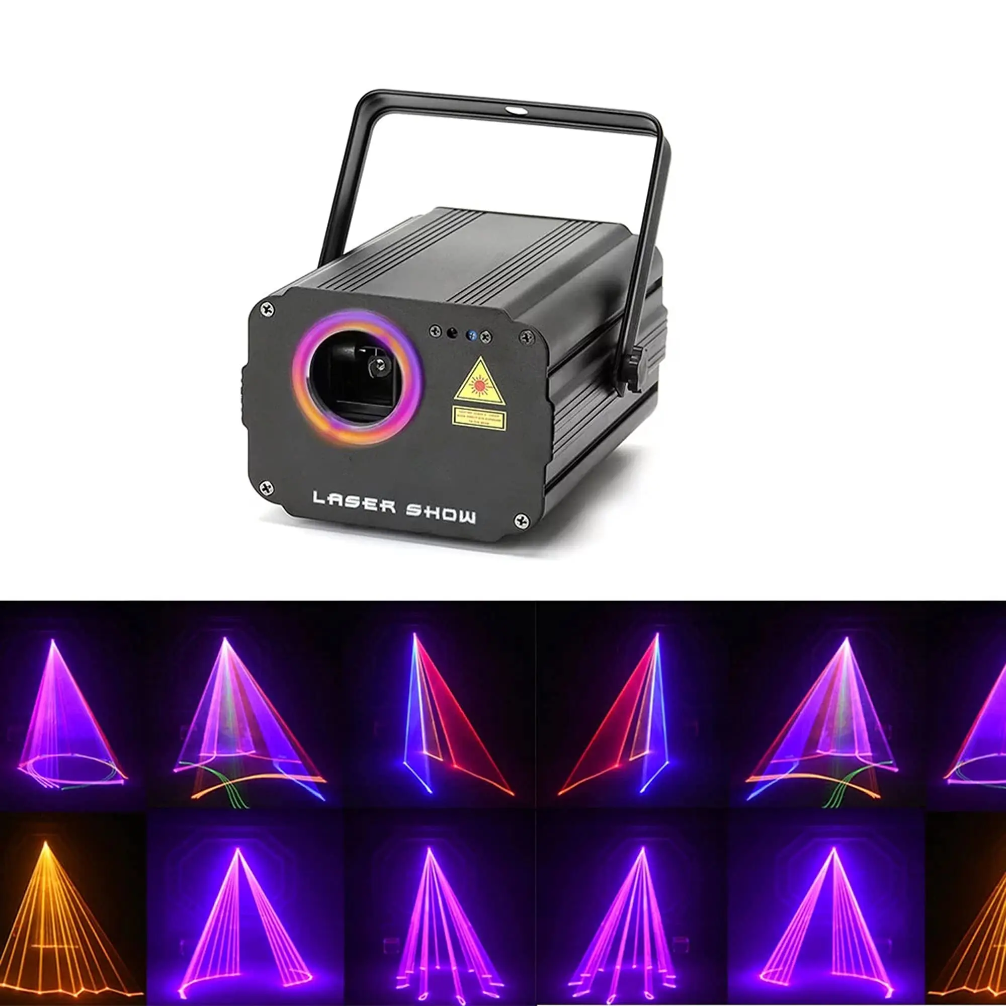 

DJdisco lights, laser Sumger RGB scanners beam effect projector with the remote control for the Christmas