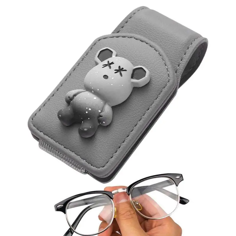 

Держатель для солнцезащитных очков козырек дизайн медведя авто аксессуары для интерьера держатель для очков магнитный зажим для билета карты держатель для солнцезащитных очков зажим