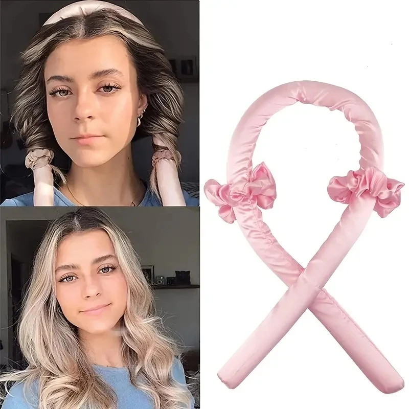 Hair Curling Tools No Heat Hair Curlers Rollers Ribbon DIY Styling Tool Sleeping Soft Curl Bar Wave Formers
