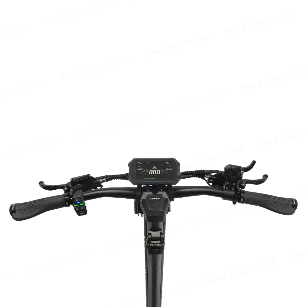 Newest TEVERUN Fighter Supreme+ 7260R V4 2500W*2 Dual Motor 72V 60Ah Battery 4inch Display 4Pistons Brake 13inch
