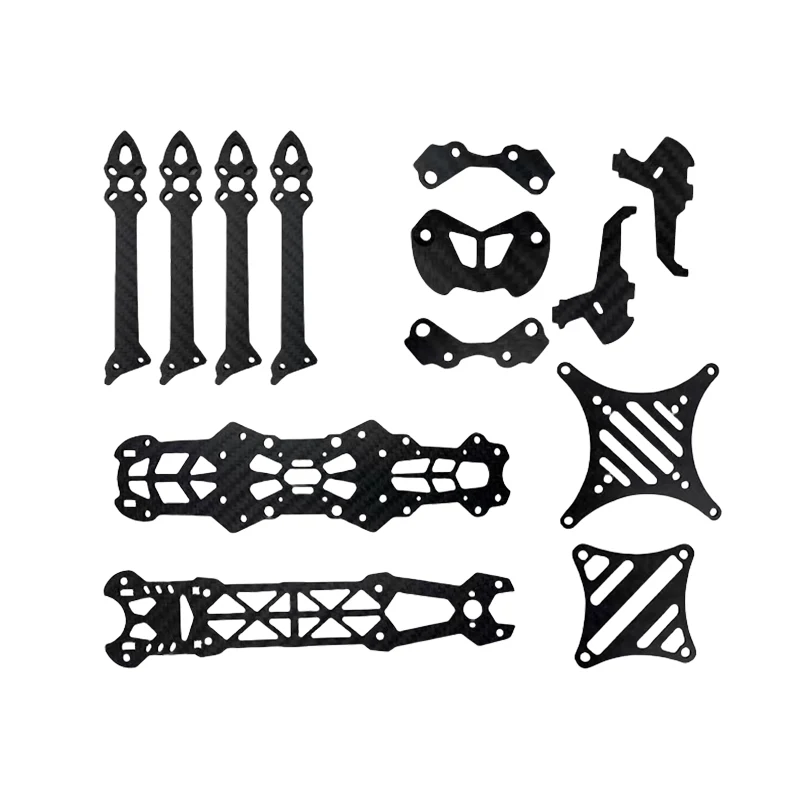 할리 소프테일 스트리트 밥 브레이크 아웃 FXBR 2018-2022을 위한 블랙 라디에이터 프레임 커버와 페어링 스포일러를 알아보세요. 10 맞춤형 탄소 플레이트 드론 액세서리, CNC 머시닝 세트, 드론 프레임 100%, 탄소 섬유 프레임