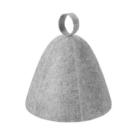 1/2pcs Wool Felt Sauna Hat Shower Cap Bath Hair Turban Quickly Towel Drying Hats R7UB 1