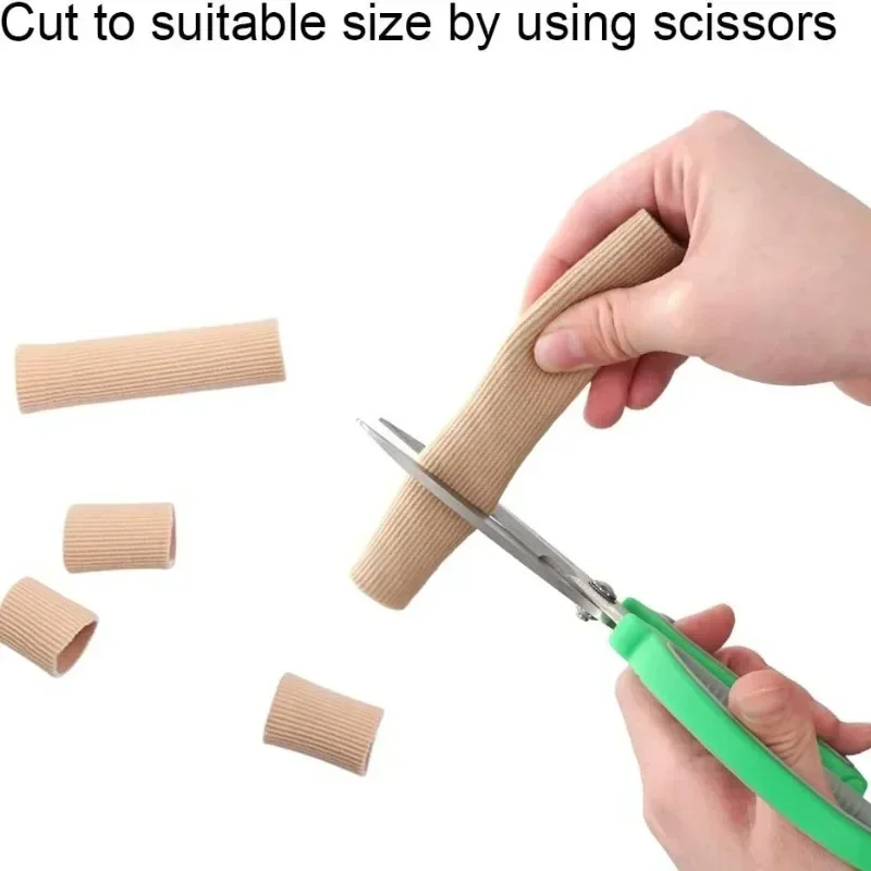 물집 방지 젤 보호대 부드러운 실리콘 발가락 보호대 러닝화용 편안한 손가락 슬리브 분리기 손가락 튜브