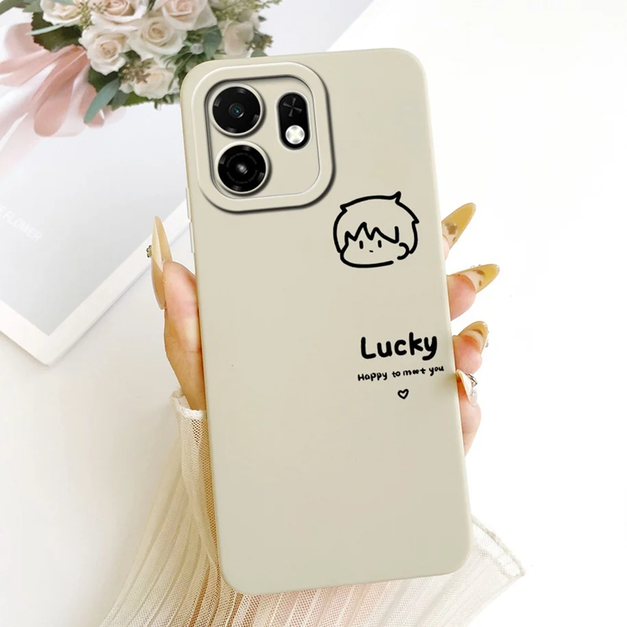 Luxury Painted Soft Silicone Phone Case with Camera Protection - Pretty Girls Design