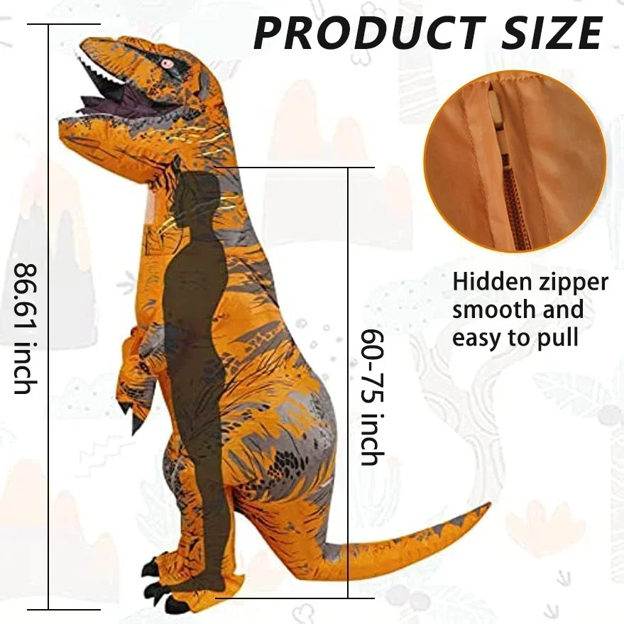HOT Trex Costume Da Dinosauro Gonfiabile Costume Gonfiabile