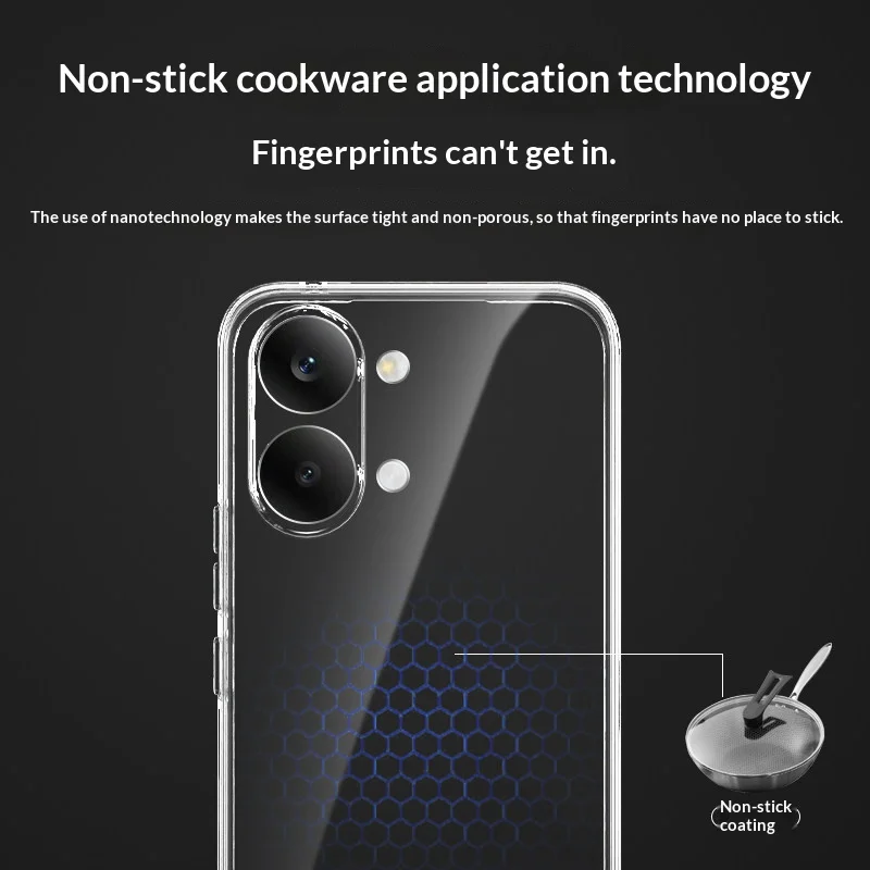 Flexible Durable Phone Cases: Clear TPU Soft Transparent Shockproof Cover