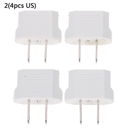 European and US Travel Plug Adapter Converter - Set of 4 (US)
