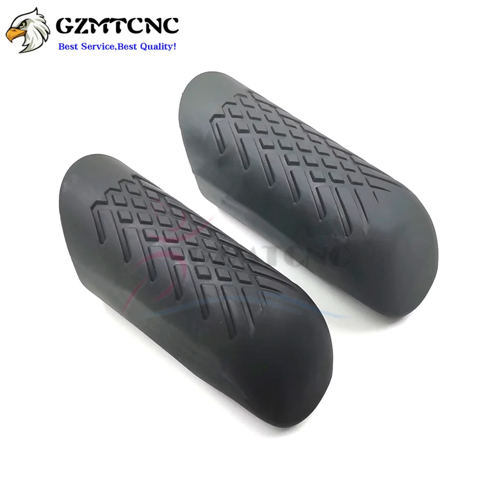 32mm 1 1/4" Crash Bar Knee Legs Protector Cover Engine Guard Rubber