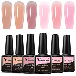 Venalisa HEMA-Free Autumn Collection Gel Nail Polish Kit - 6 Vibrant Fall Shades (2230 rubber base)