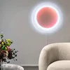 Moodmoon paper wall lamp dimmable Creative Colorful Wall light for Living Room bedroom Cafe Background  Designer wall lamp 4