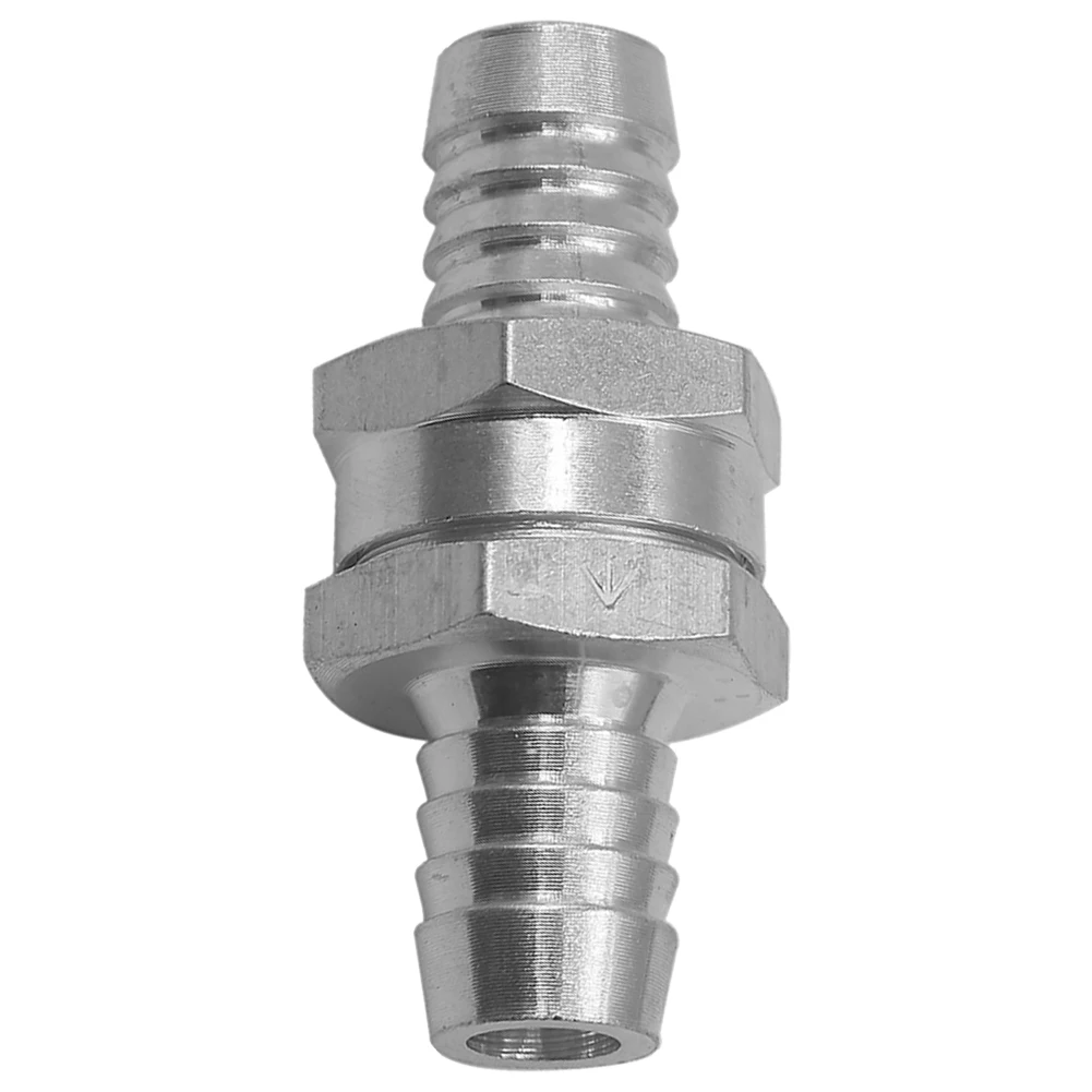 Aluminium Alloy Fuel Non Return Check Valve One Way Petrol Diesel for Car Automobile Helicopters Ships Motorcycles
