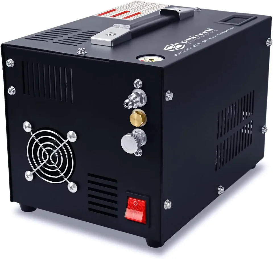 Portable High Performance Air Compressor with Power Converter