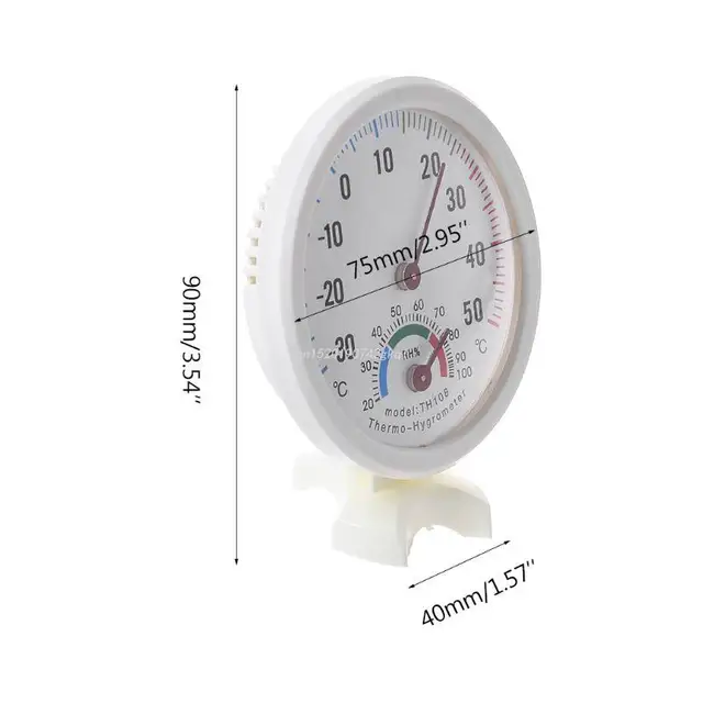 Kiváló Minőségű Beltéri Kültéri Hőmérő, Higróbó Hőmérséklet Új - Image 4