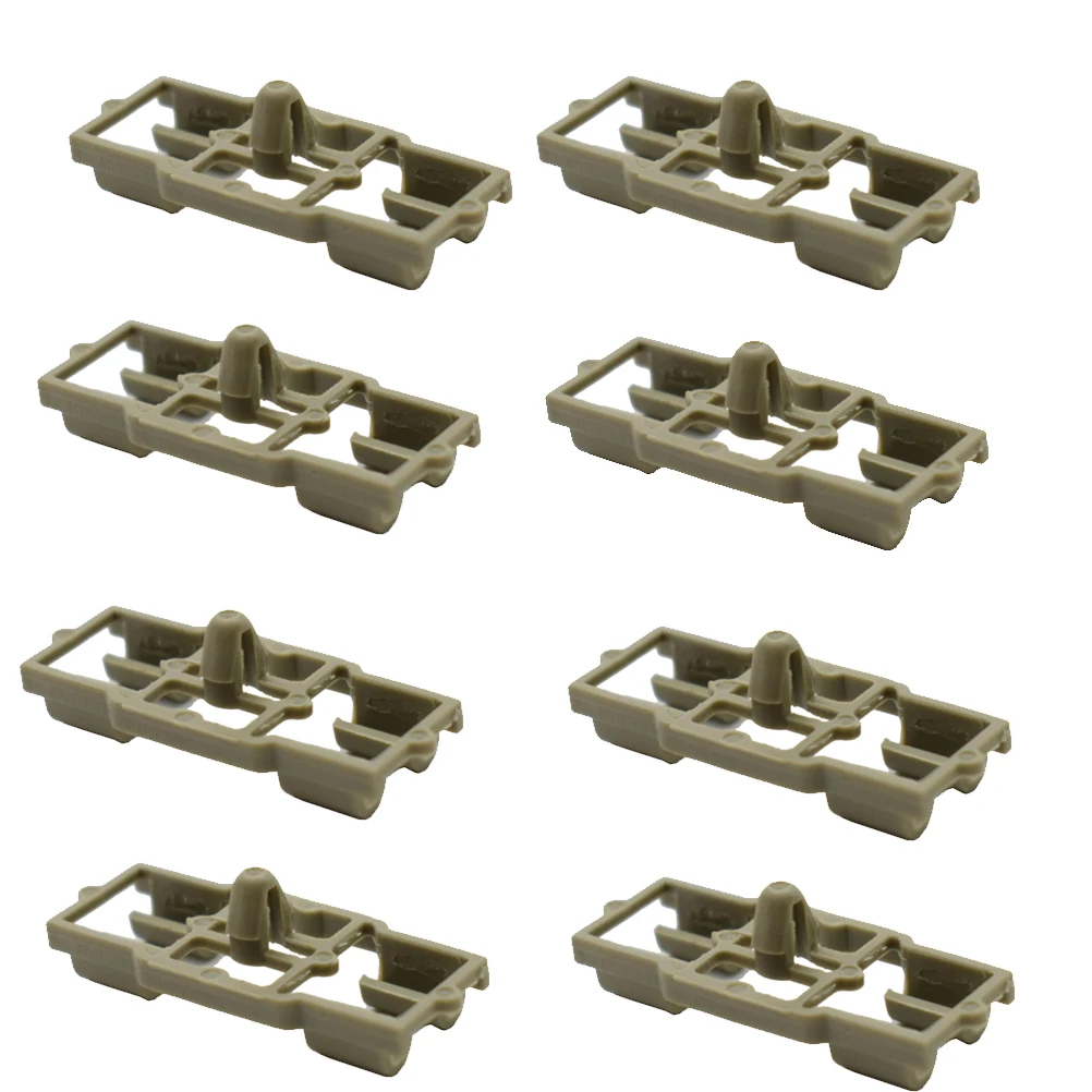 8 Stück graue Wetterst reifen Clips für bmw x5 e53 Tür dichtung Clip vorne hinten 51717006757 Motorhaube Montage Kunststoff Befestigungs dichtung – Detail 1