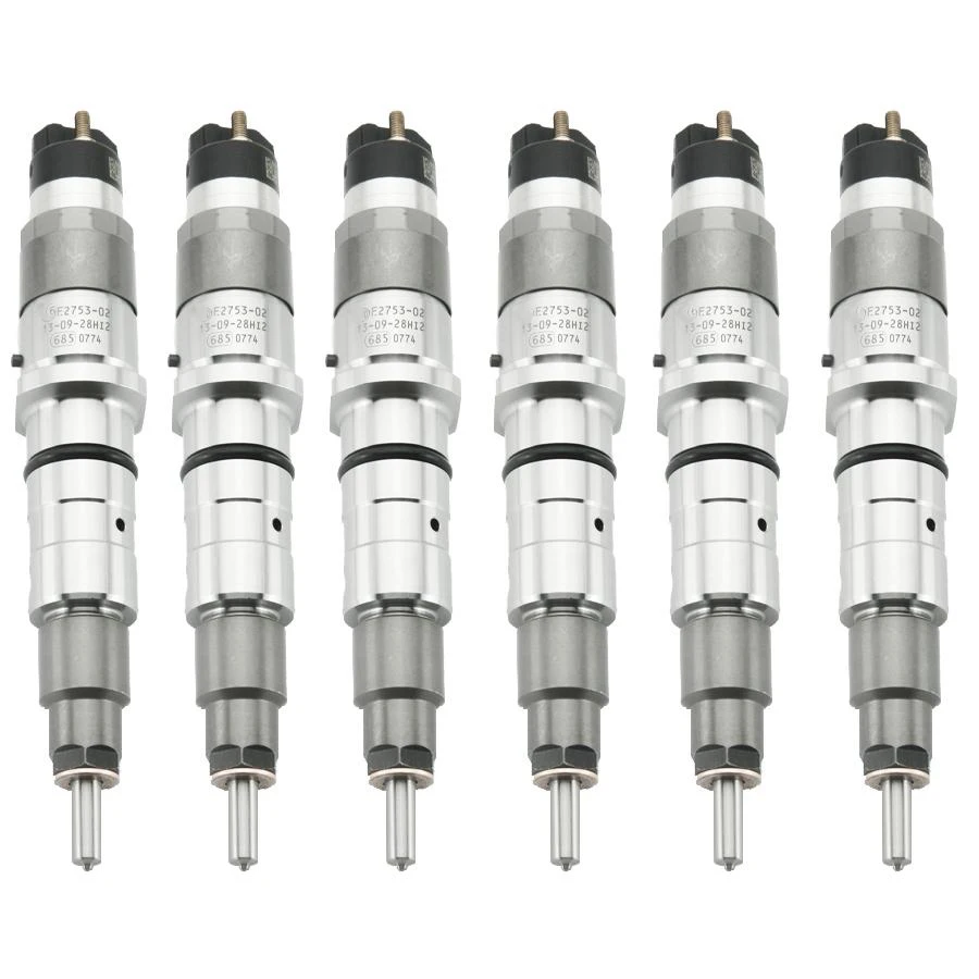 

6 шт. топливные инжекторы 0445120125 0986435560 6754-11-3102 для двигателя Komatsu S6D114 6D107 WA320-6 84346812 5263308