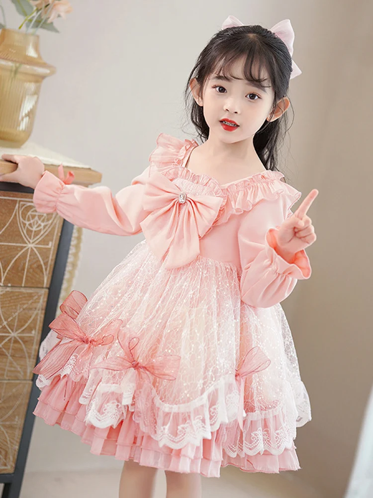 Lolita Dress Girls' Summer Short-Sleeved Children's Daily Birthday