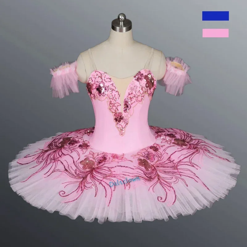 

Performance Professional Ballet Tutu Girls Adult Kids Swan Lake Ballerina Dance Costume Pancake Tutu Pink Ballet Dress Girls