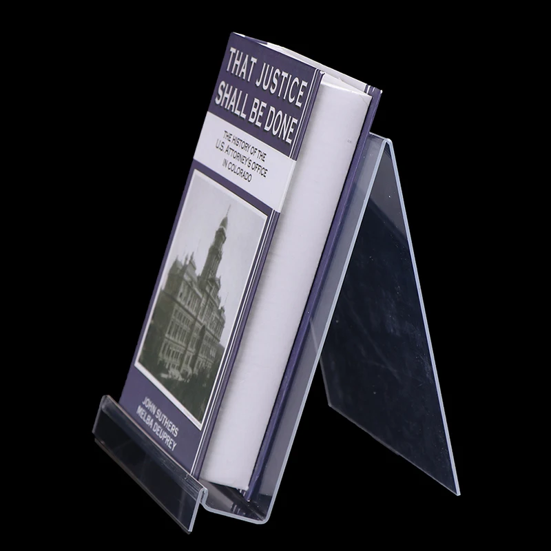 Supporto Acrilico Trasparente Antiscivolo – Espositore Per Libri, Foto E Piatti Da Tavolo