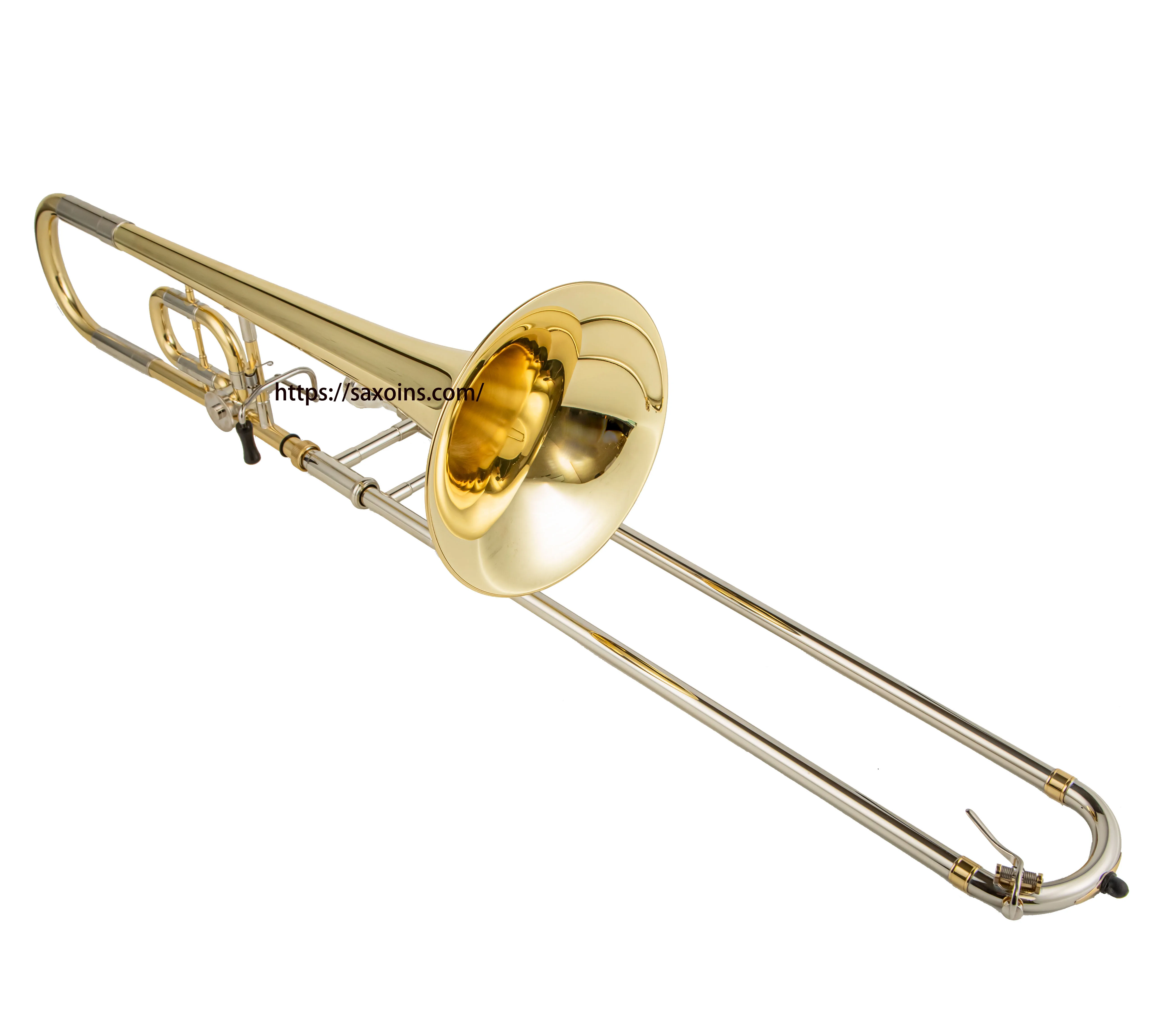 High Grade modulated tenor trombone Bb/ C tone Yellow Brass Clear Lacquer Professional musical brass instrument