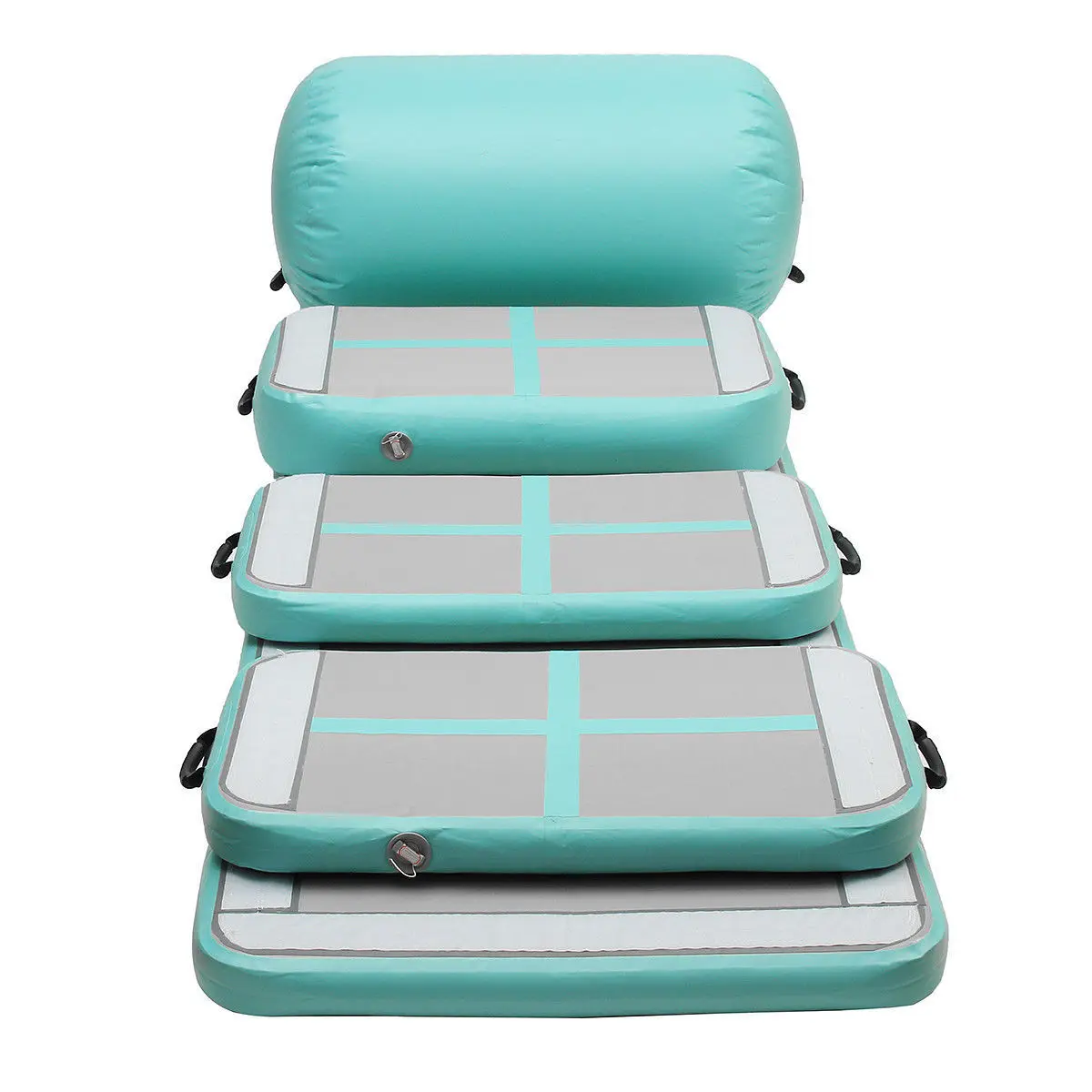 Spedizione Gratuita 6 Pezzi Gonfiabile Air Tumble Track Gonfiabile Gym Mat Gonfiabile Air Track Free One Pump