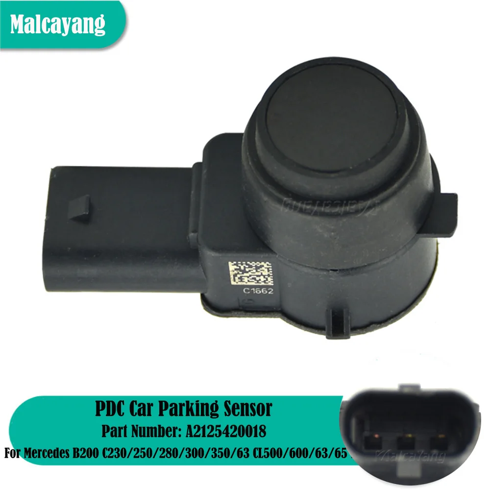 A2125420018 Sensore Di Retromarcia Di Parcheggio Di Alta Qualità Per Mercedes B200 C230/250/280/300/350/63 Cl500/600/63/65 E350/500/550/63/300