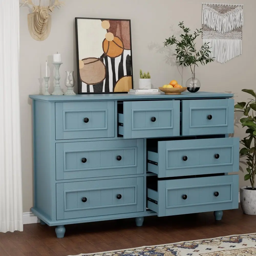 Antique 7-Drawer Dresser 4