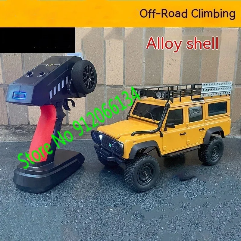 Professional Modification 1/18 4WD Climbing RC Car 2.4G 4CH Linkage Lights Metal Remote Control Racing Off-Road Truck Vehicle 4