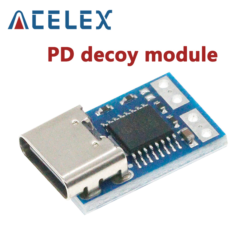 PD decoy module PD23.0 to DC DC trigger extension cable QC4 charger 9V 12V 15V 20V