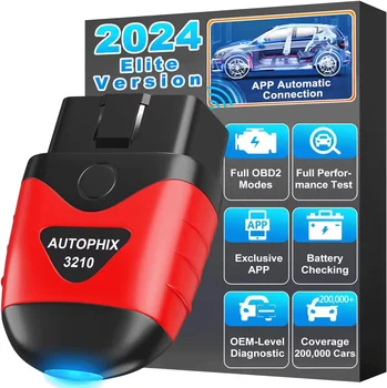 AUTOPHIX 3210 Bluetooth OBD2 Scanner Car Code Reader OBD 2 Scan Diagnostic Tools Battery Test Alarm Setting Performance Test 1