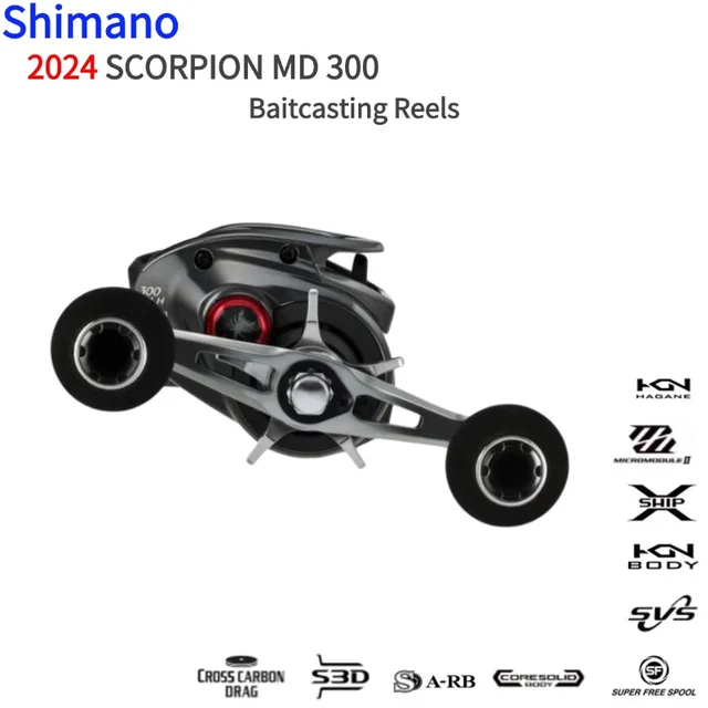 リール Scorpion MD 300XG Shimano 24 Scorpion MD 300XG 301XG 300XGLH 301XGLH