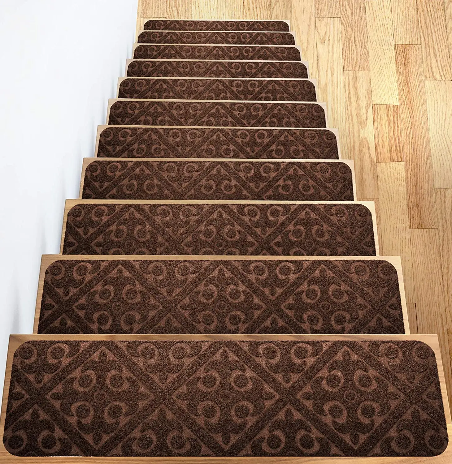 Anti Slip Non Skid Outdoor Staircase Rubber Step Tread Mats - China Step  Mats, Step Treads