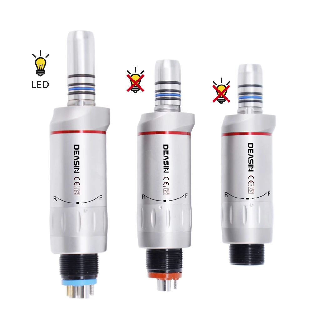 Dental 1:2 Zunehmende Rote Ringe Niedrige Geschwindigkeit Luft Motor M4/B2/M6 Mit Glasfaser X95L fit NSK zahnmedizin Mikromotor Werkzeug