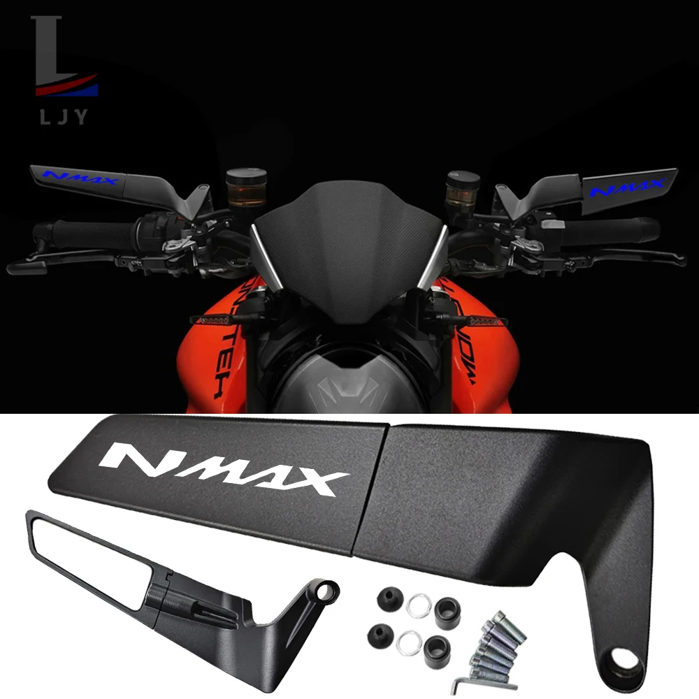 CNC 백미러 고정 날개, 야마하 NMAX155 NMAX125 NMAX150 N-MAX155 NMAX 155 N-MAX 125 150
