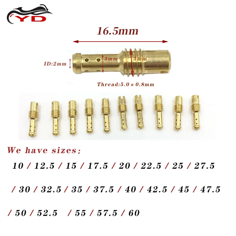 MotorcycleCarburetorPilotJet8BleedHolesforMIKUNIVMTMTMX