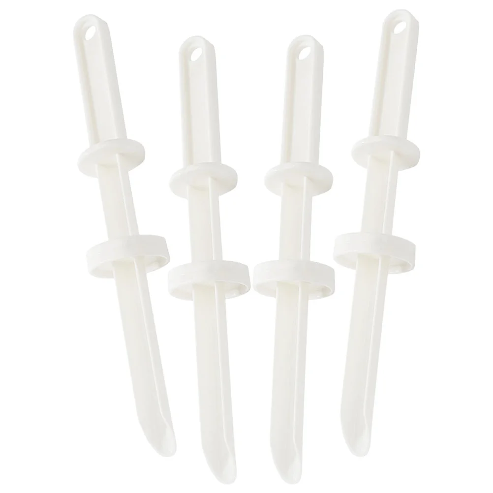 4 Pcs Meat Marinade Injector Kitchen Fish Intestine Corer Handheld Filling Barbecue
