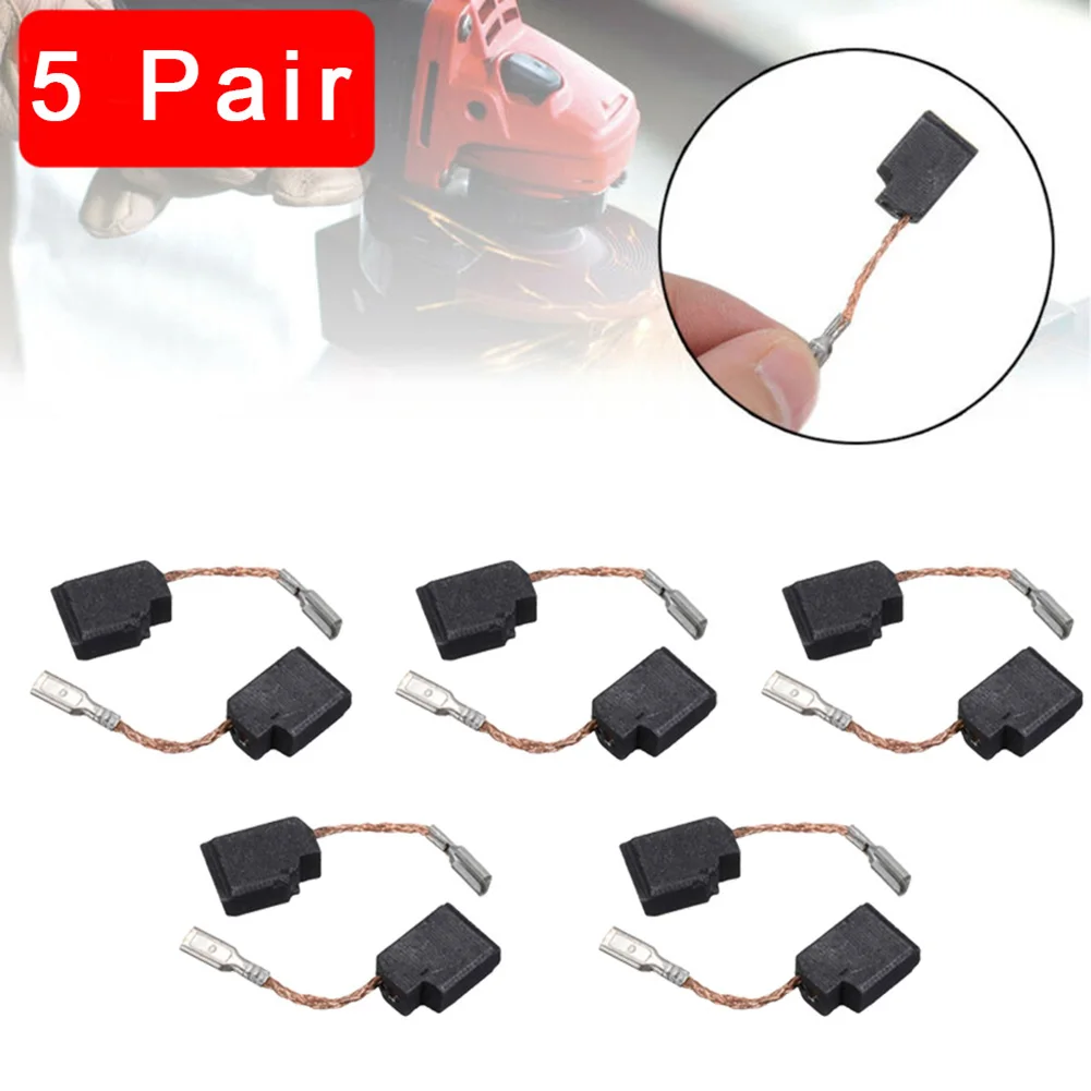 

10pcs Carbon Brush For D28110 D28112 D28402 DWE46151 Motor Carbon Brush Replacement Electric Drill Power Tool Accessories Set