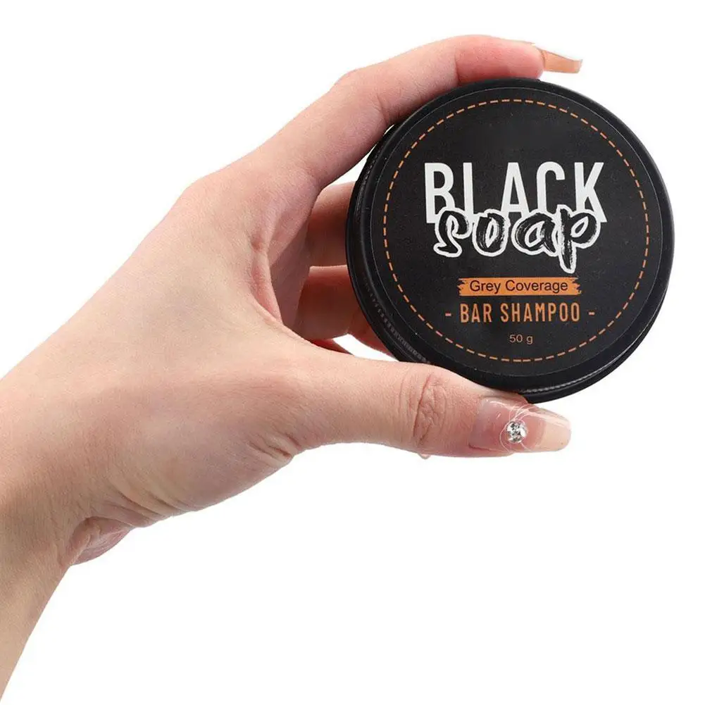 شريط الشامبو الداكن للشعر ، صابون مضاد للقشرة ، تن...