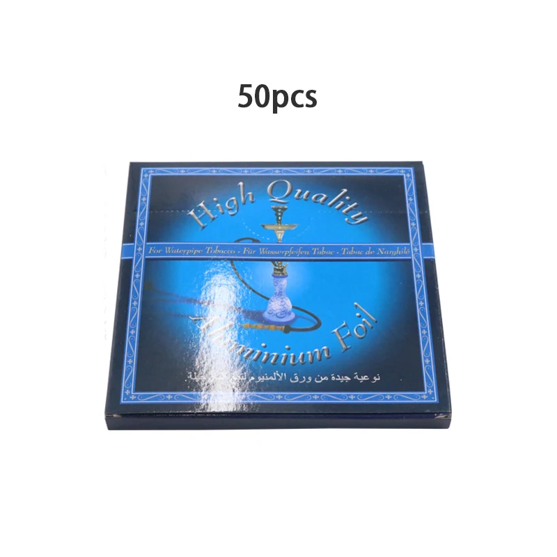 1PC Hookah Shisha Aluminium Foil With Hole Perforated Foil Sheesha Narguile Chicha Tobacco Bowl Smoking Accessories Tools