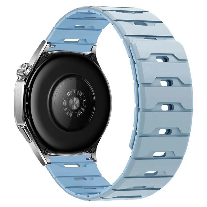 22mm Magnetic Silicone Sport Watch Band - Versatile Wristband Accessory