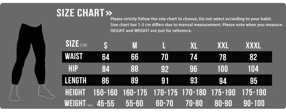 Description Picture 2 of itemCompression Men's Leggings Fitness Quick-drying Sports Gym Tights Men Running Stretchy Bodybuilding Jogging Pants Rash Guard