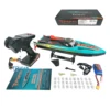 Heng Long 2.4G 3789 ABS Electric High Speed RC Boat Racing Ship Model RTR 2900KV Motor Radio For Adults Gifts TH19842-SMT8 5