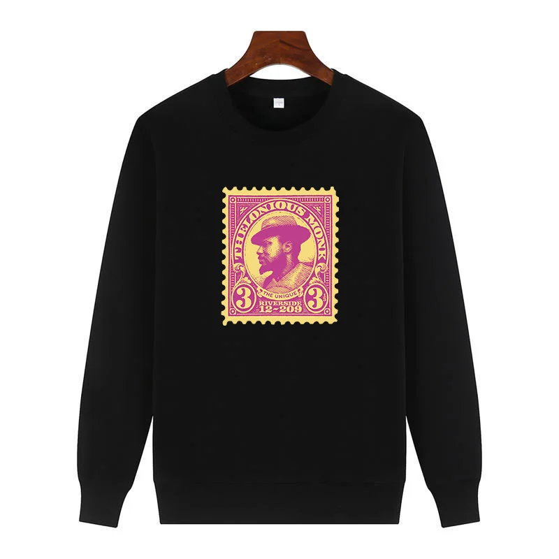 

The lonious Monk Jazz Bop Music graphic sweatshirts cotton Round neck and velvet hoodie thick sweater hoodie Man sweatshirts