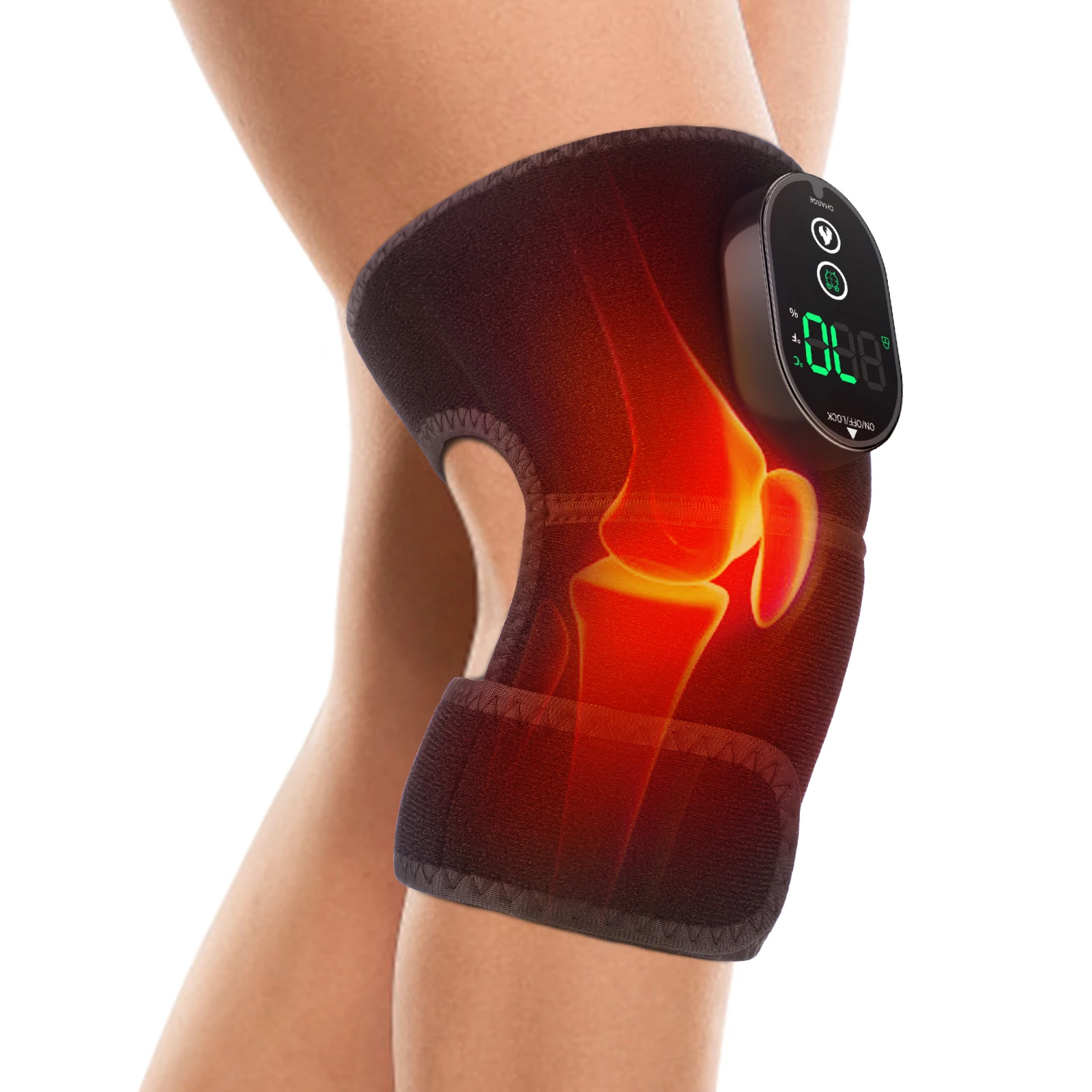 

Electric Heating Knee Pads Hot Compress Therapy Kneepad Support Brace Heated Physiotherapy Joint Elbow Leg Arthritis Pain Relief