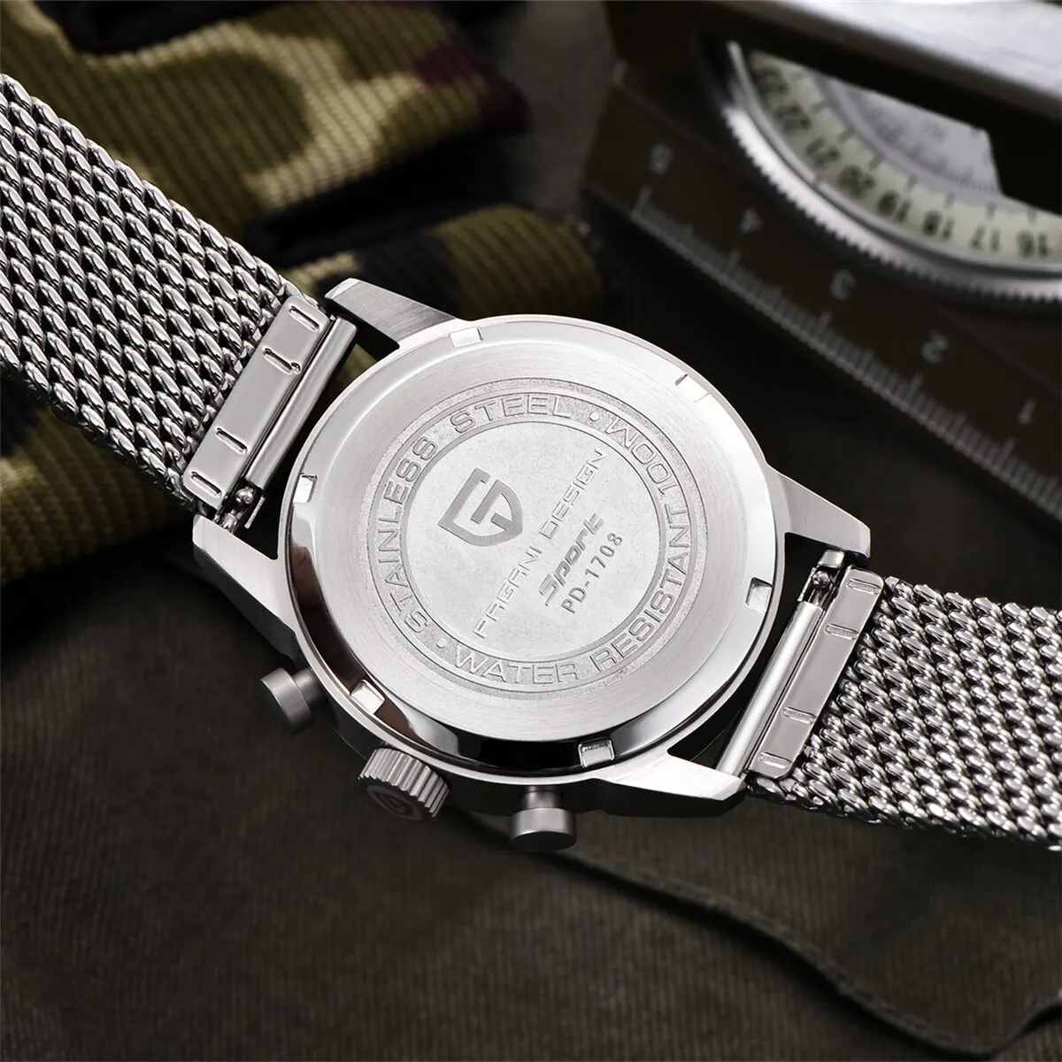 2024 ο PAGANI   Ÿ    ð VK64 η ƿ ̾  ũγ׷ Reloj Hombre