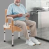 Portable Toilet Chair for Home Use Height Adjustable Toilet 3